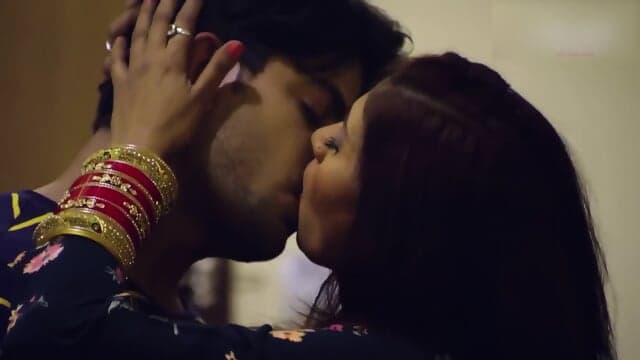 Honeymoon with Married Indian Couple - busty exotic wife in homemade porn video