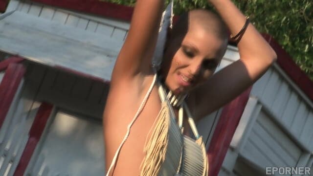 Outdoor striptease