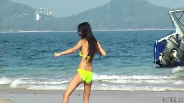 Asian Hottie In Swimsuit