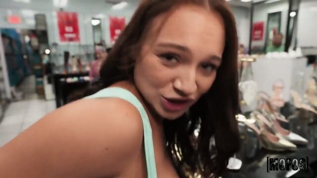 My Girlfriend  Fuck Her In The Shoe Store!!!