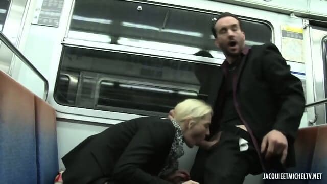 Blowjob In Subway, Fuck In Outdoor... That's How Enjoy Two Perverts