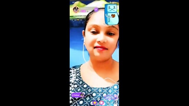 Nandini8 Showing Boobs & Fingering Pussy on Chamet Live ~ with FACE