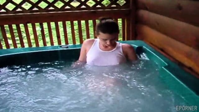 Tits Under Wet Top