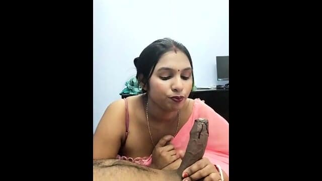 Bengali Bhabhi Licking Chocolate from Boyfriend Dick and Blowjob
