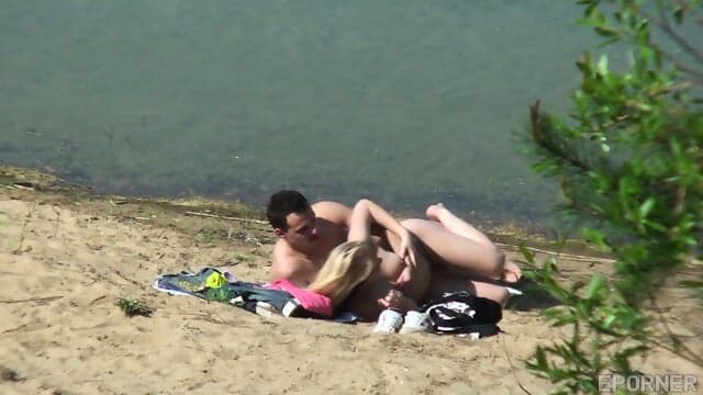 Couple Caught On Beach