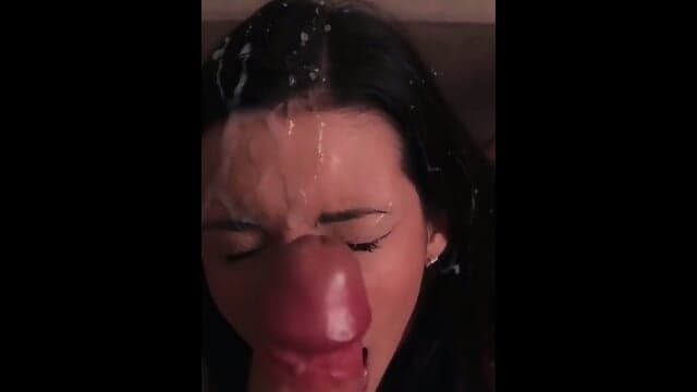 Facial cumshot compilation