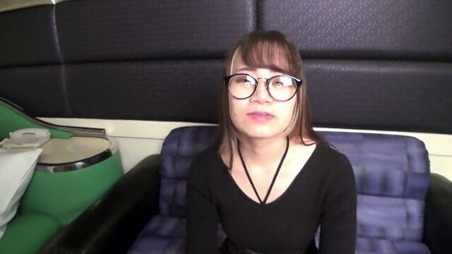 Cute Japanese Girl With Glasses. Nice Body