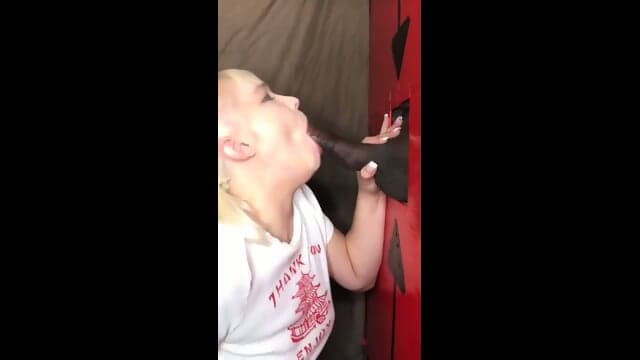Blonde Door Dash Driver Makes Black Cock Cum