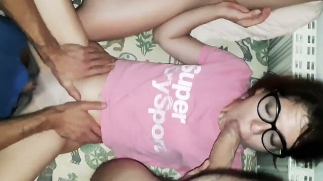 Cute Italian Student Gangbanged
