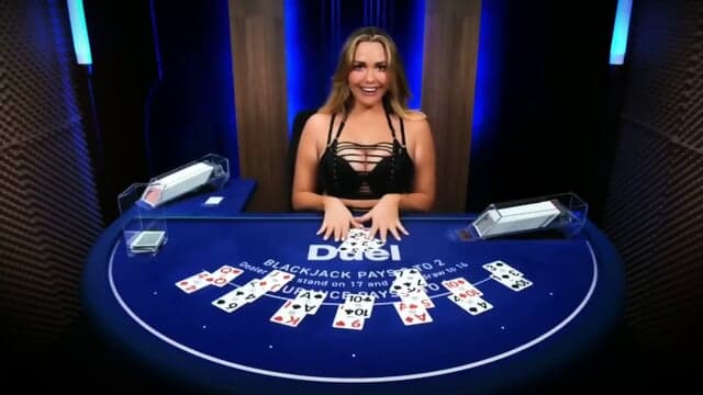 JOI At The Black Jack Table
