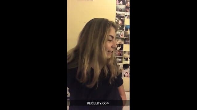 Blonde American girls showing tits on periscope