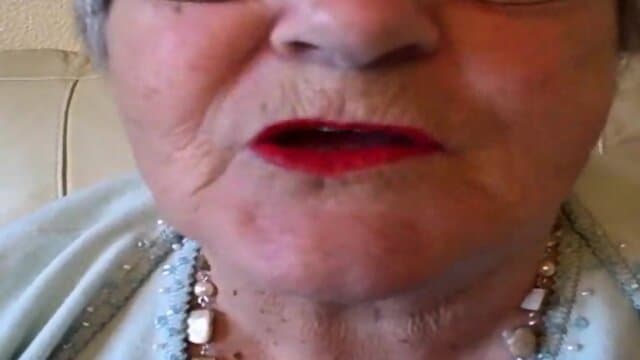 An adorable sucking grandmother.