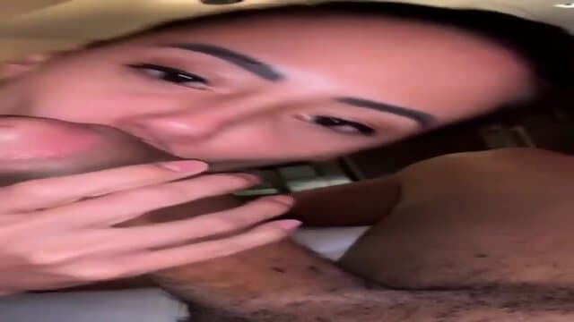 Beautiful Big Booty Latina Sucks Really Good Dick