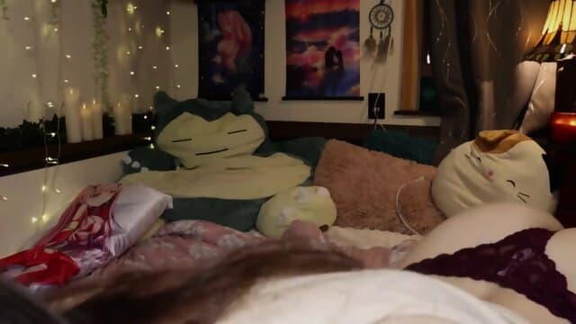 Aftynrose asmr girlfriend needs attention on this stormy night video