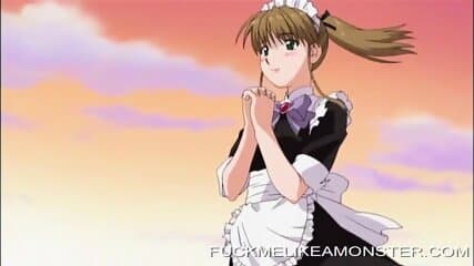 Masturbating Anime Maid In Fantasy