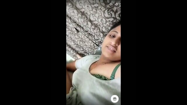 Telagu Instagram Model on Tango Cleavage Showing And Bra Strip